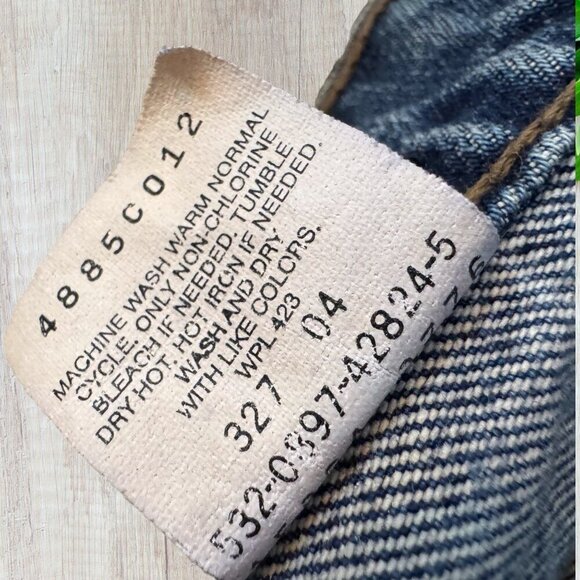 Vintage 90s LEVI'S Silver Tab Loose WPL423 High Waist Denim Jeans Women's 8 - Picture 6 of 9